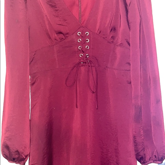 Ned red hippie chic dress cute vintage - Picture 2 of 5